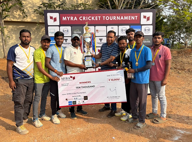 MYRA School of Business Mysore MSB - Cricket Tournament photo 18